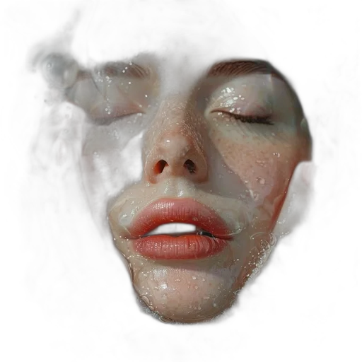 mask, face, crown, photorealistic, 3d render, oil painting, concept art, fog transparent PNG cut-out