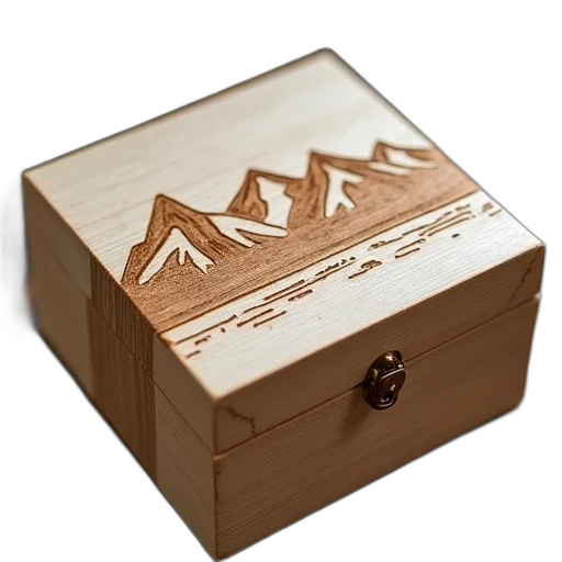jewelry, furniture, 3d render, photorealistic, engraved, wedding, favor, box transparent PNG cut-out