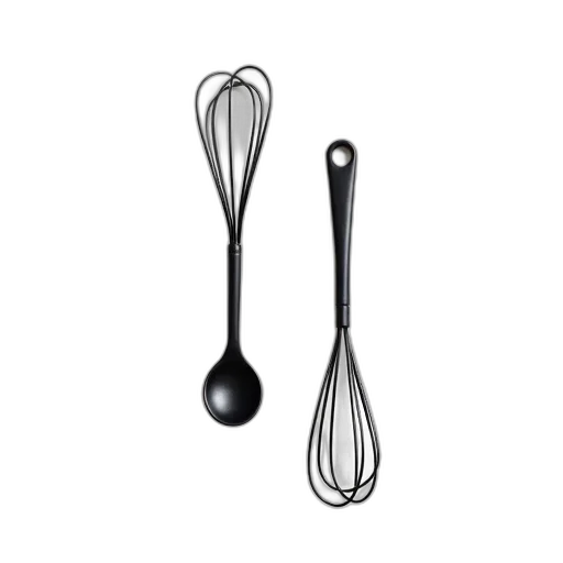 jewelry, food, staff, hair, 3d render, pair, black, wire transparent PNG cut-out