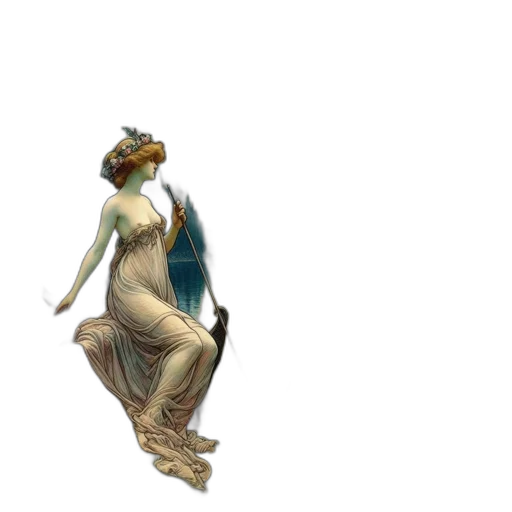 staff, dress, dragon, crown, concept art, 3d render, fantasy art, pixel art transparent PNG cut-out