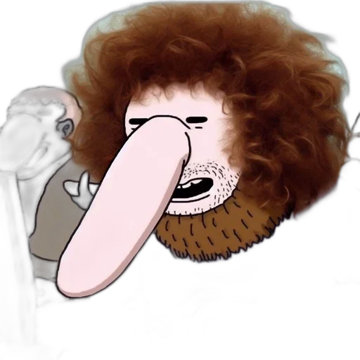 face, hair, creature, animal, cartoon, concept art, photorealistic, anime transparent PNG cut-out