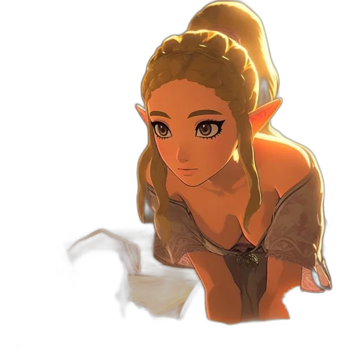 crown, face, staff, dress, concept art, fantasy art, pixel art, 3d render transparent PNG cut-out