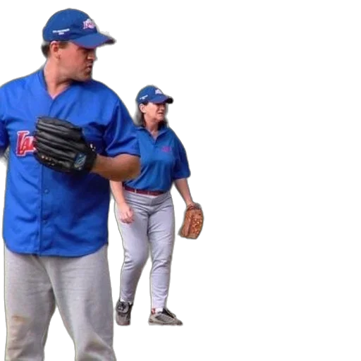 baseball, player, blue, uniform, stands, field, woman, another transparent PNG cut-out