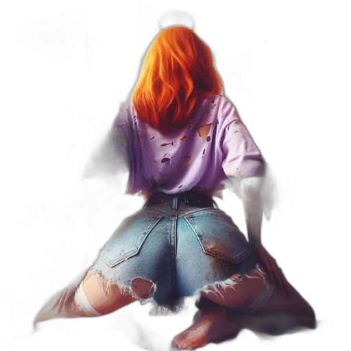 jacket, dress, face, hair, watercolor, photorealistic, concept art, oil painting transparent PNG cut-out