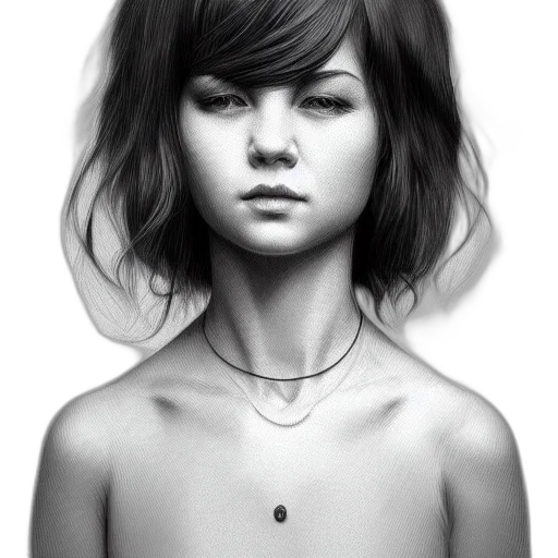 face, jewelry, crown, hair, photorealistic, fantasy art, pencil sketch, concept art transparent PNG cut-out