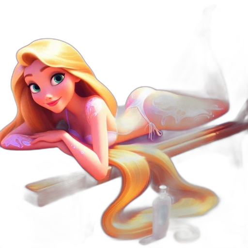 sword, dress, staff, 3d render, concept art, fantasy art, cartoon, underwater transparent PNG cut-out