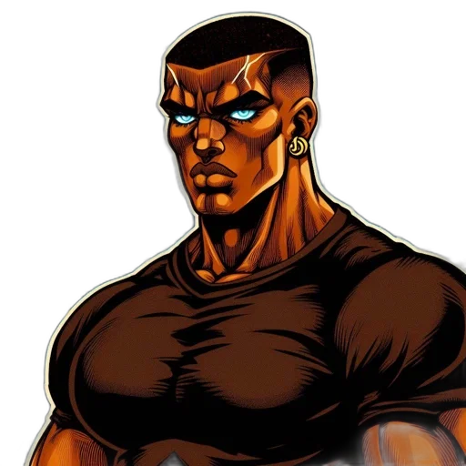 face, comic book art, concept art, cartoon, anime, stylized, character, dark transparent PNG cut-out