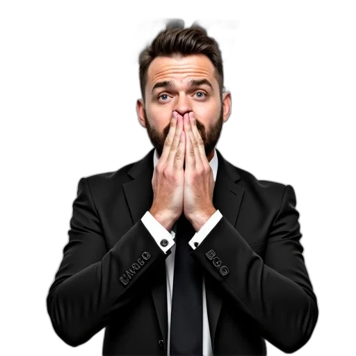face, jacket, mask, staff, photorealistic, man, beard, mustache transparent PNG cut-out