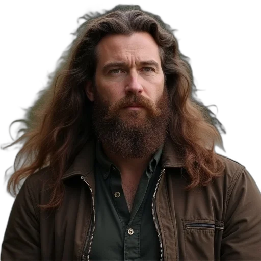 hair, jacket, face, animal, image, shows, realistic, willie transparent PNG cut-out