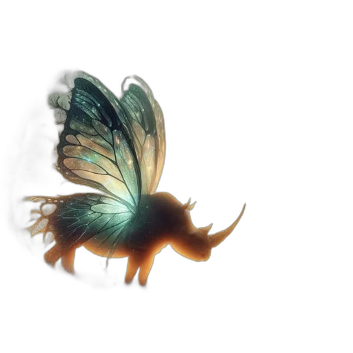 dragon, animal, creature, hair, concept art, 3d render, fantasy art, photorealistic transparent PNG cut-out