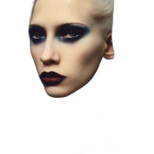 face, mask, hair, crown transparent PNG cut-out