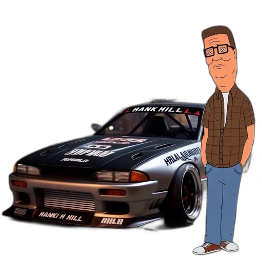 car, animal, cartoon, concept art, pixel art, photorealistic, animated, hank transparent PNG cut-out