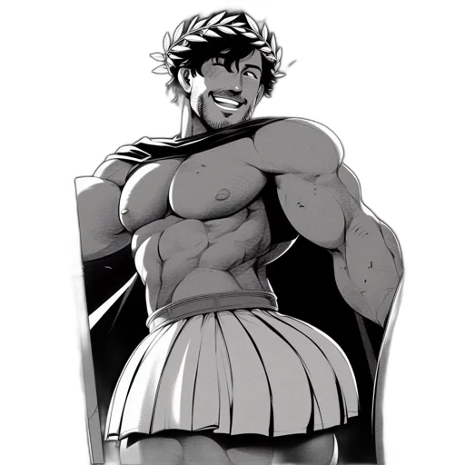 sword, crown, weapon, dress, comic book art, anime, cartoon, concept art transparent PNG cut-out