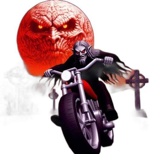 creature, mask, concept art, 3d render, comic book art, fantasy art, red, spooky transparent PNG cut-out
