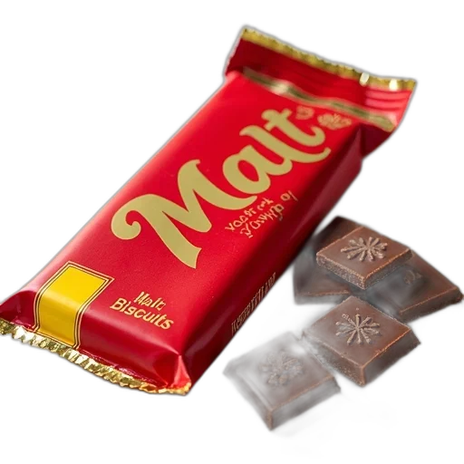 food, crown, 3d render, red, chocolate, bar, word, malt transparent PNG cut-out