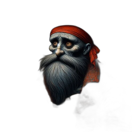 face, mask, hat, staff, concept art, fantasy art, photorealistic, 3d render transparent PNG cut-out