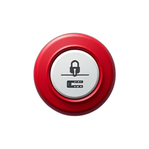 red, smart, button, key, car, keys, white, color transparent PNG cut-out
