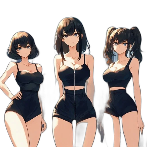 dress, anime, concept art, cartoon, pixel art, monochrome, dark, earth tones transparent PNG cut-out