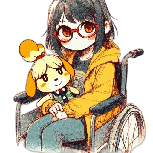 staff, weapon, watercolor, anime, cartoon, pixel art, golden, monochrome transparent PNG cut-out