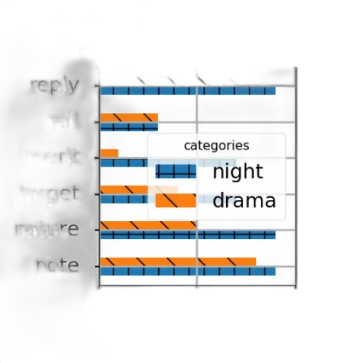 3d render, night, monochrome, colorful, blue, dark, bar, graph transparent PNG cut-out