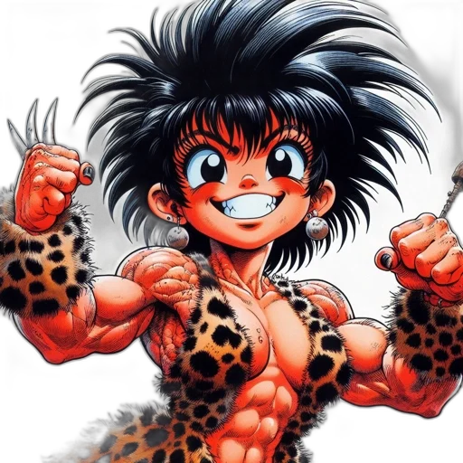 animal, creature, hair, weapon, comic book art, cartoon, concept art, anime transparent PNG cut-out