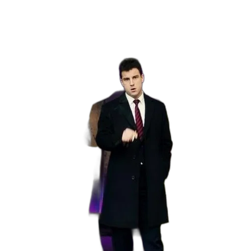staff, jacket, umbrella, 3d render, concept art, photorealistic, cartoon, man transparent PNG cut-out