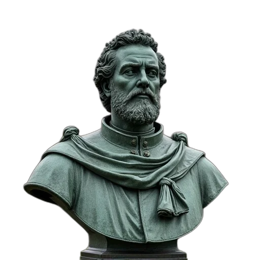 face, bust, goethe, displayed, front, castle transparent PNG cut-out