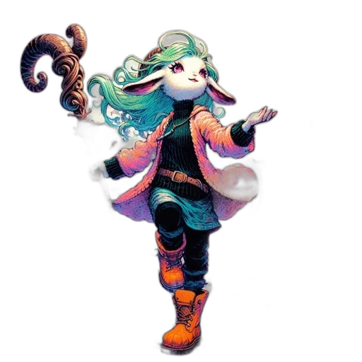 staff, creature, dragon, mask, concept art, fantasy art, 3d render, pixel art transparent PNG cut-out