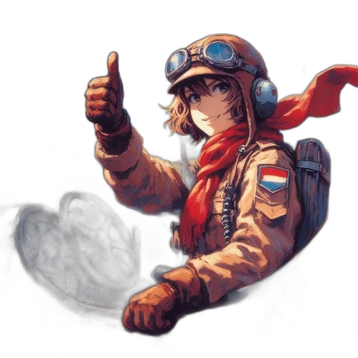 staff, weapon, jacket, robot, concept art, pixel art, comic book art, fantasy art transparent PNG cut-out