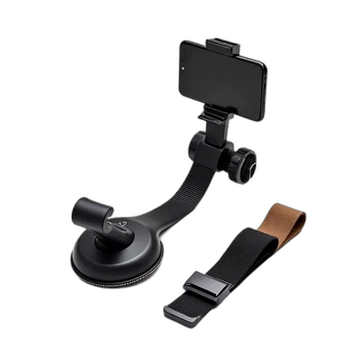 staff, weapon, black, smartphone, holder, rotating, arm, clip transparent PNG cut-out