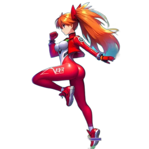 staff, jacket, weapon, concept art, pixel art, anime, 3d render, red transparent PNG cut-out