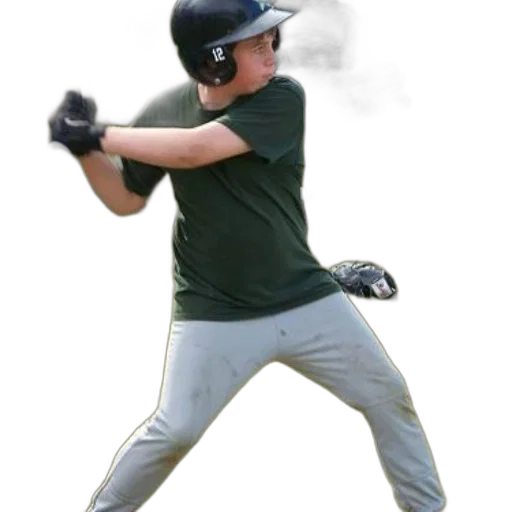 staff, weapon, young, boy, green, shirt, holding, baseball transparent PNG cut-out