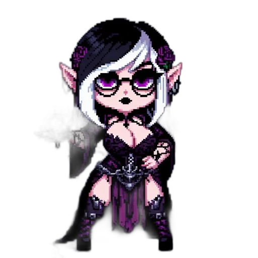 staff, pixel art, fantasy art, concept art, cyberpunk, dark, monochrome, fantasy transparent PNG cut-out