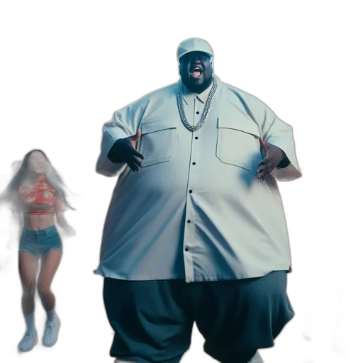 creature, food, jacket, dress, concept art, 3d render, man, white transparent PNG cut-out