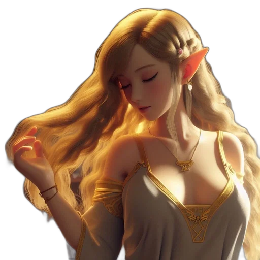 dress, crown, jewelry, fantasy art, pixel art, concept art, anime, fire transparent PNG cut-out
