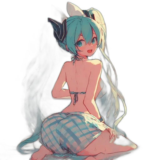dress, staff, dragon, creature, anime, pixel art, concept art, watercolor transparent PNG cut-out