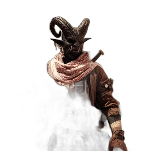 mask, staff, dragon, creature, fantasy art, concept art, 3d render, photorealistic transparent PNG cut-out