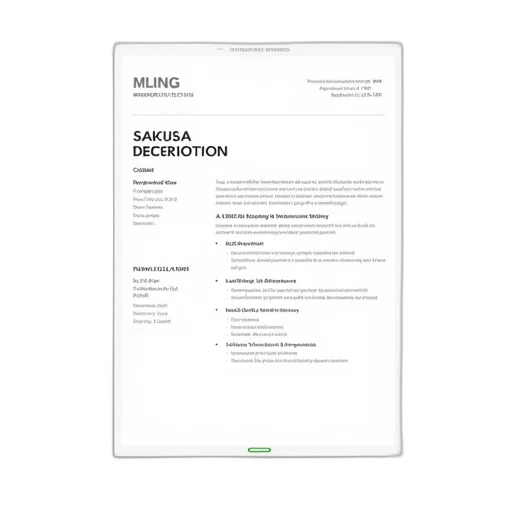 job, description, examples, resume transparent PNG cut-out