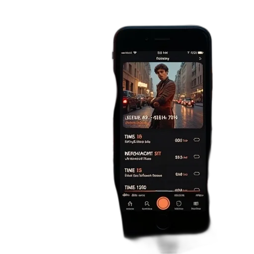 iphone, app, android, showing, movie, schedule transparent PNG cut-out