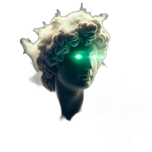 crown, face, mask, robot, concept art, fantasy art, pixel art, cyberpunk transparent PNG cut-out
