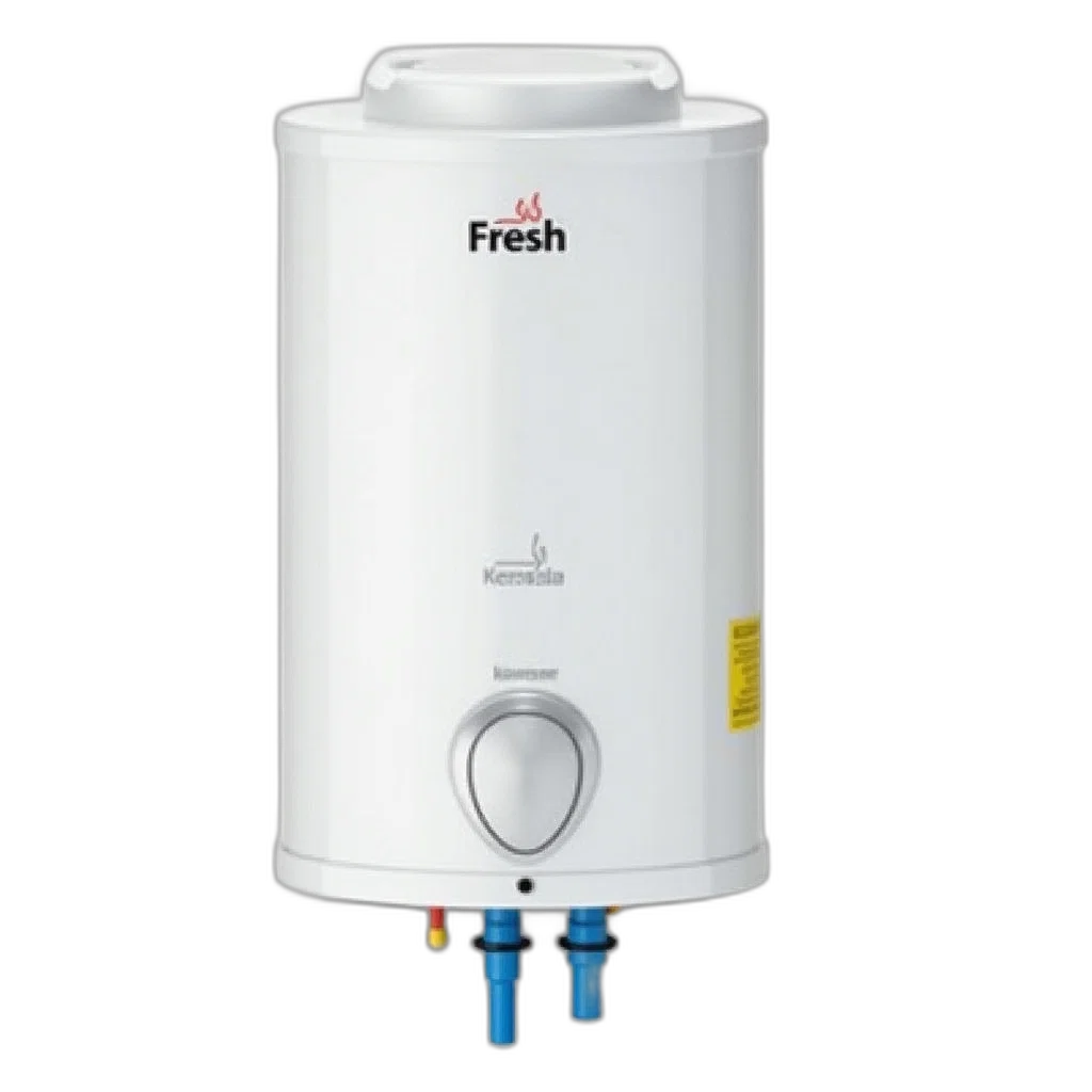 white, water, heater, brand, name, kensar, model, fresh transparent PNG cut-out