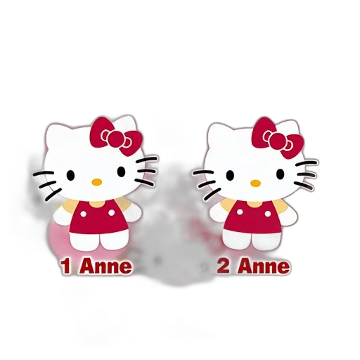 jewelry, 3d render, cartoon, anime, photorealistic, collection, hello, kitty transparent PNG cut-out