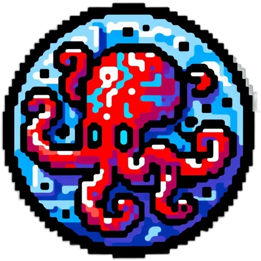 creature, staff, crown, animal, pixel art, concept art, fantasy art, 3d render transparent PNG cut-out
