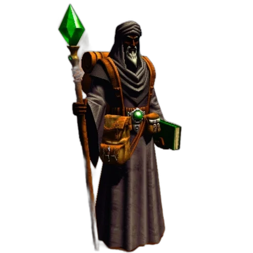 staff, weapon, concept art, fantasy art, 3d render, pixel art, green, old transparent PNG cut-out