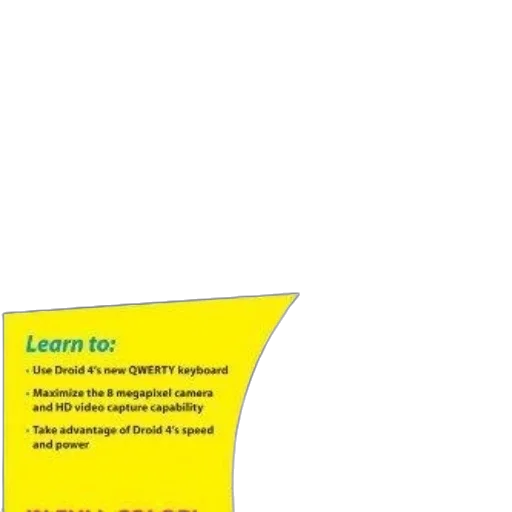 book, cover, titled, droid, dummies, smartphone, image, highlighting transparent PNG cut-out