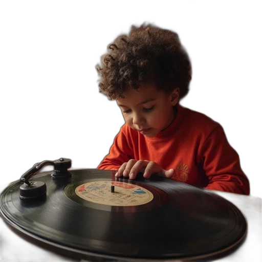 kid, galahad, record, set transparent PNG cut-out