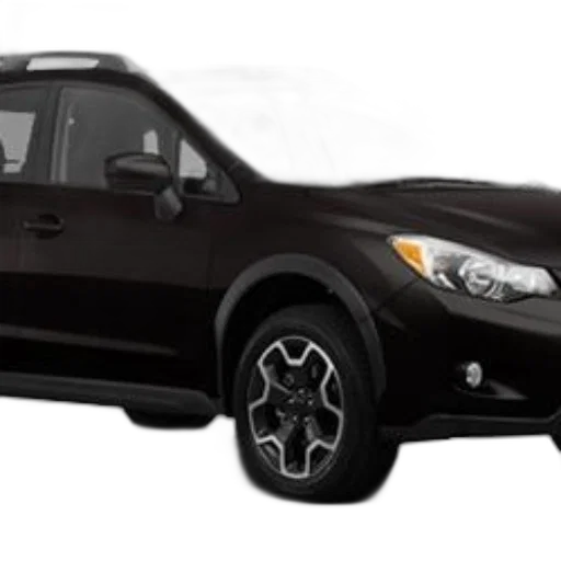 car, black, subaru, crosstrek, sleek, design, modern, headlights transparent PNG cut-out