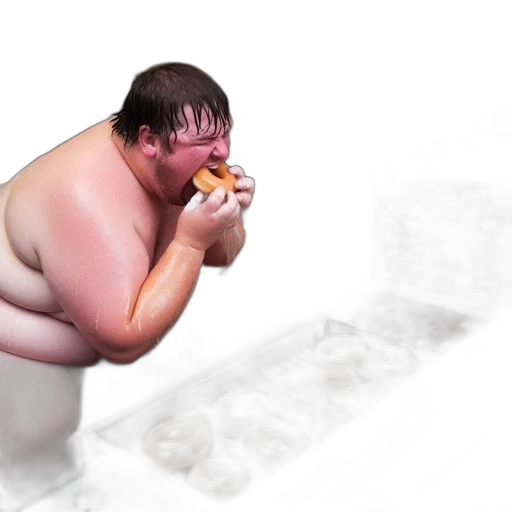 food, creature, animal, robot, concept art, photorealistic, 3d render, individual transparent PNG cut-out
