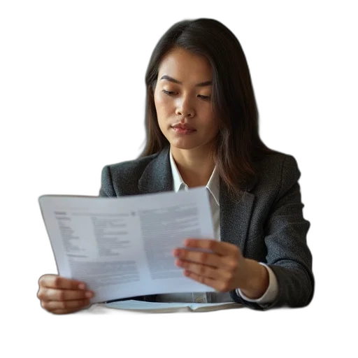 staff, face, jacket, professional transparent PNG cut-out