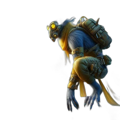 dragon, creature, animal, staff, concept art, 3d render, fantasy art, anthropomorphic transparent PNG cut-out